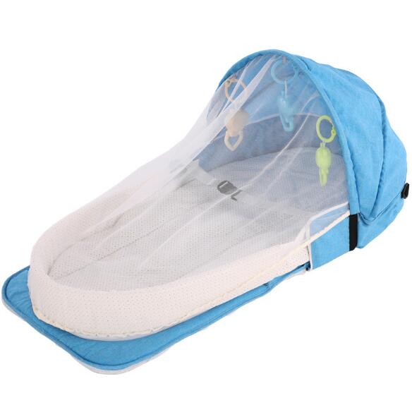 Travel Bed Foldable Sun & Mosquito Protection