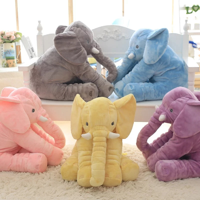 40 60CM Elephant Pillow40CM 60CM 5 Colors Long Nose Plush Elephant Toy Lumbar Elephant Pillow Baby Appress Doll Bed Cushion Kids Toy Gift For Girl Kidchu