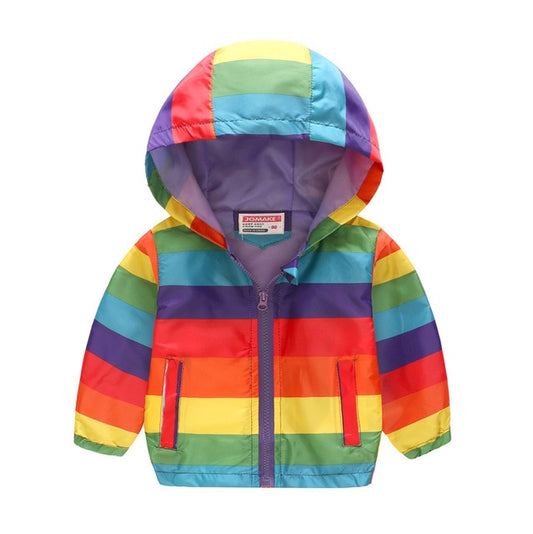 Hooded Windbreaker Coat