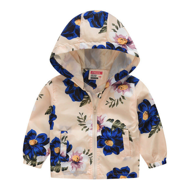 Hooded Windbreaker Coat