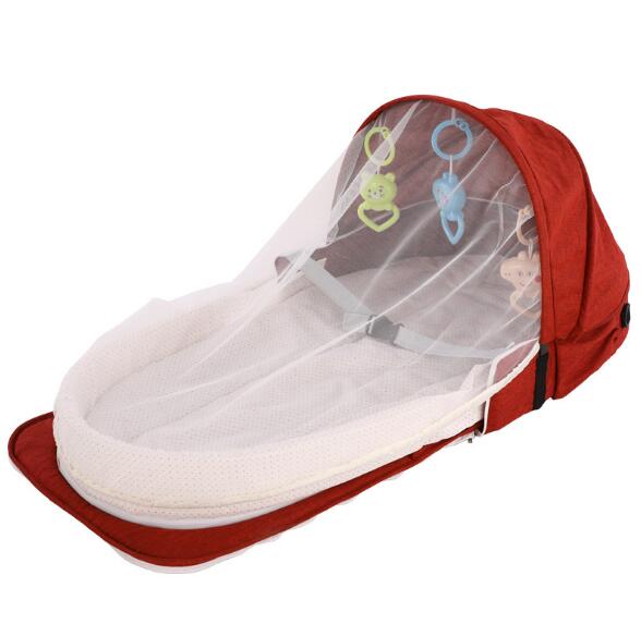 Travel Bed Foldable Sun & Mosquito Protection