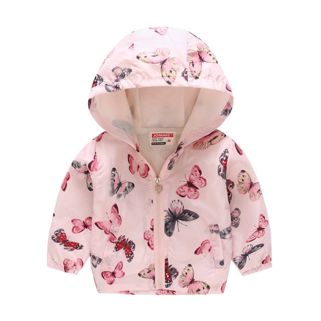 Hooded Windbreaker Coat