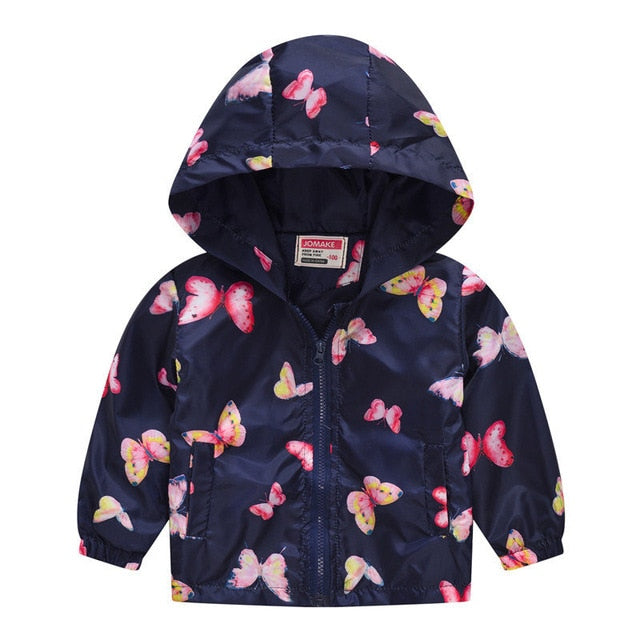 Hooded Windbreaker Coat