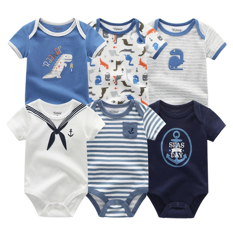 Every day Set Rompers Cotton 0-12M 6PCS