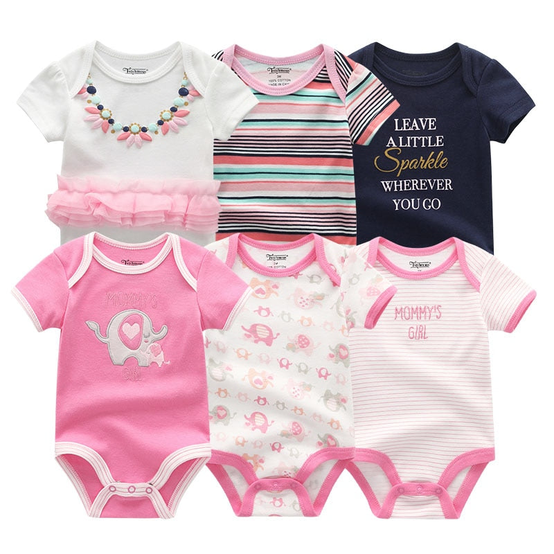 Every day Set Rompers Cotton 0-12M 6PCS