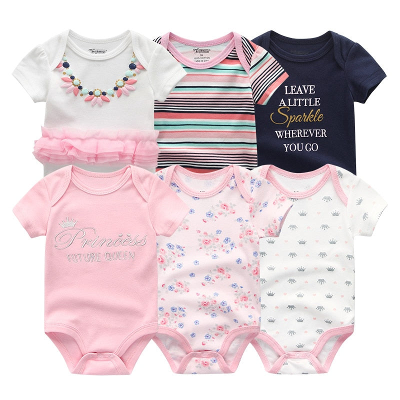 Every day Set Rompers Cotton 0-12M 6PCS