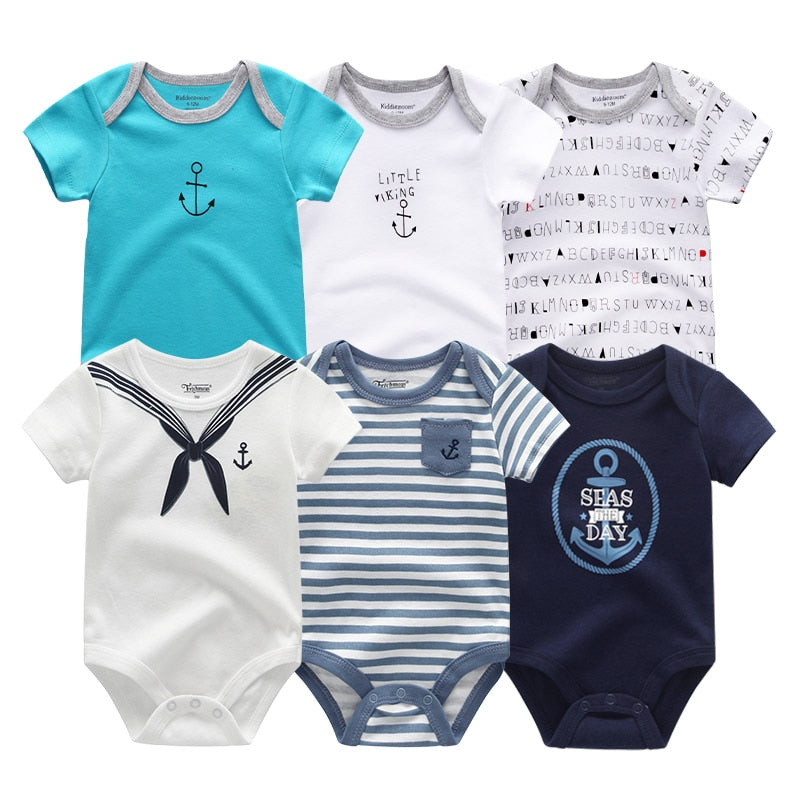 Every day Set Rompers Cotton 0-12M 6PCS