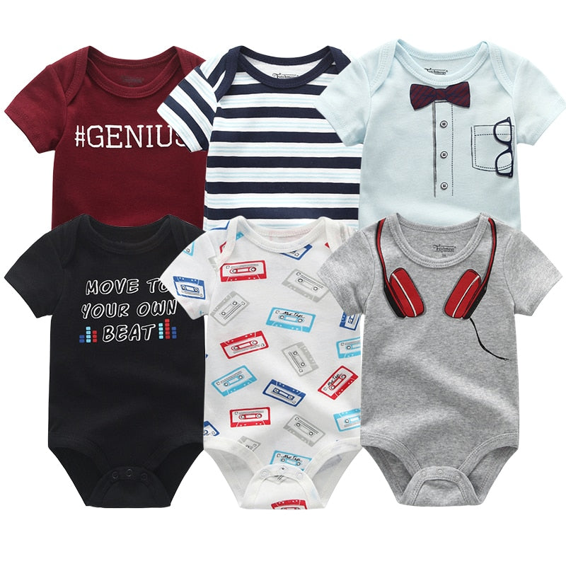 Every day Set Rompers Cotton 0-12M 6PCS