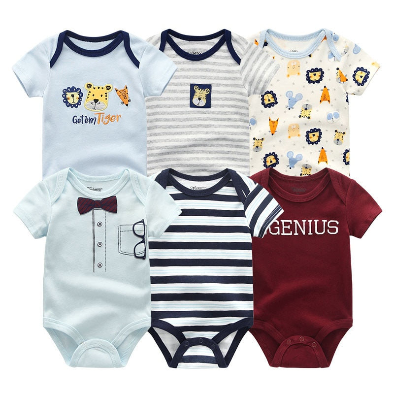 Every day Set Rompers Cotton 0-12M 6PCS