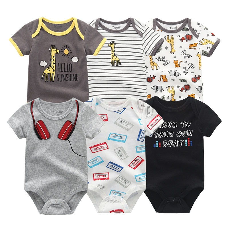 Every day Set Rompers Cotton 0-12M 6PCS