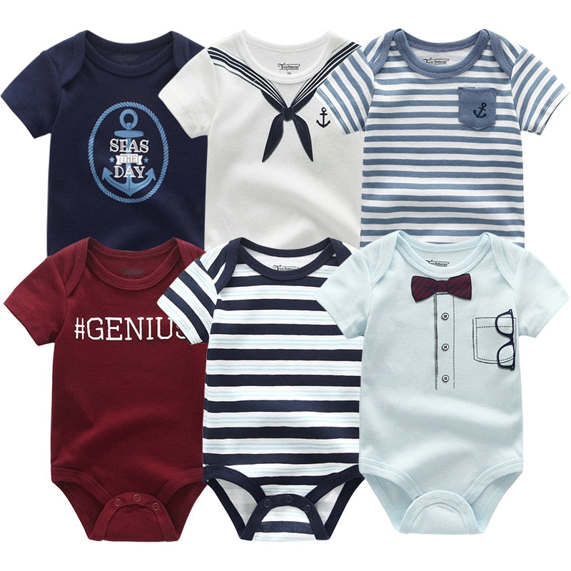 Every day Set Rompers Cotton 0-12M 6PCS