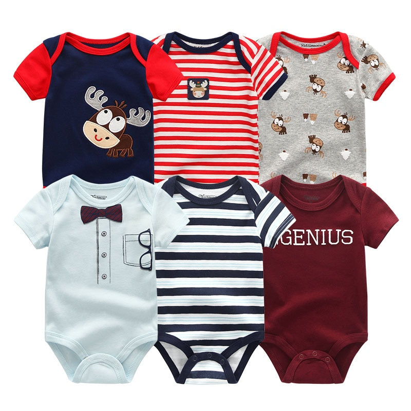 Every day Set Rompers Cotton 0-12M 6PCS