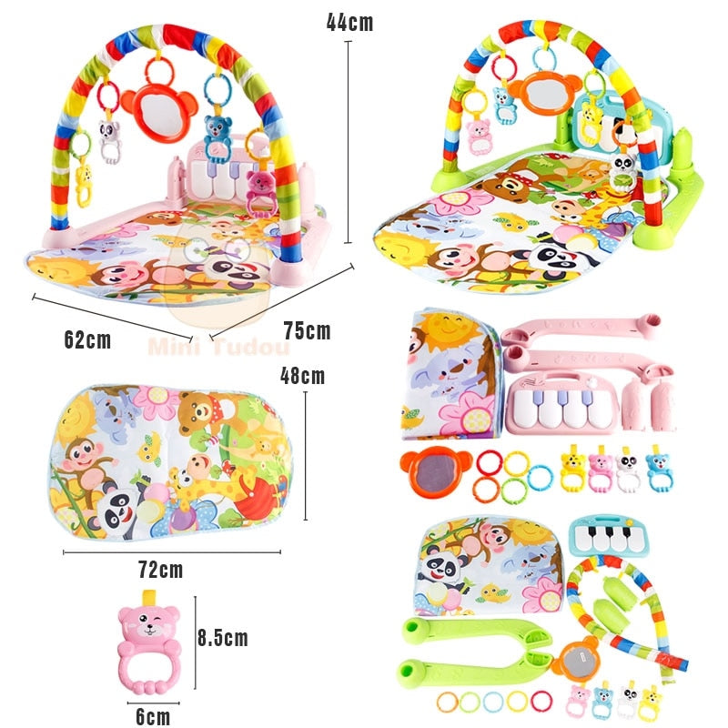 Baby Gym Tapis Puzzles Mat - Educational Rack Toys
