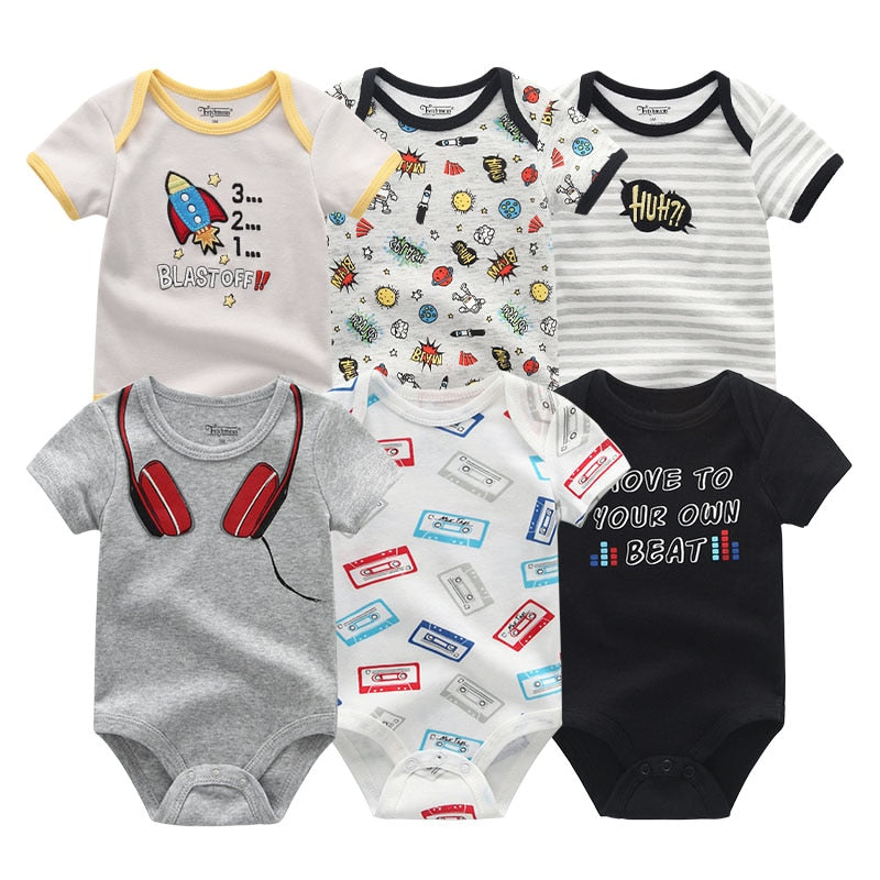 Every day Set Rompers Cotton 0-12M 6PCS