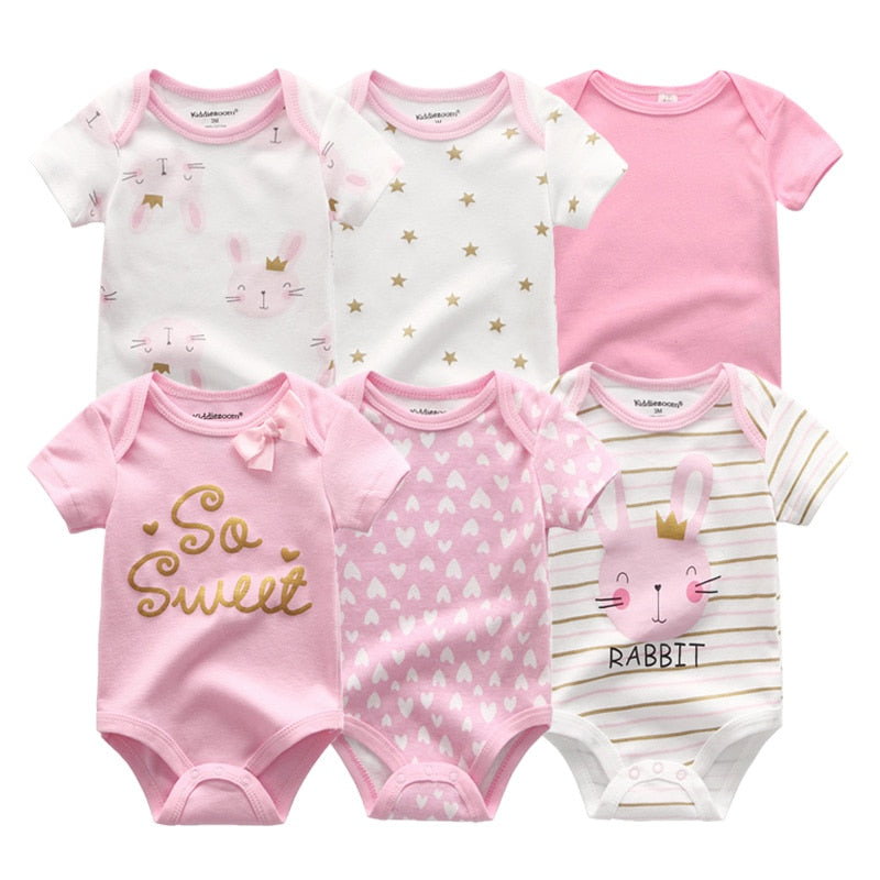 Every day Set Rompers Cotton 0-12M 6PCS