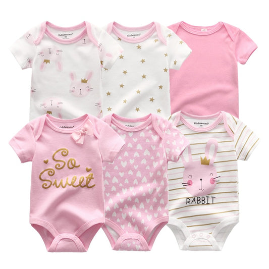 Every day Set Rompers Cotton 0-12M 6PCS