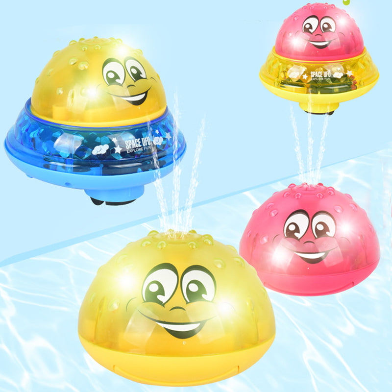 Sprinkler Bath Toys Ball with Light Music