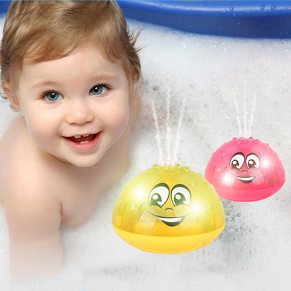 Sprinkler Bath Toys Ball with Light Music