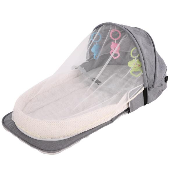Travel Bed Foldable Sun & Mosquito Protection