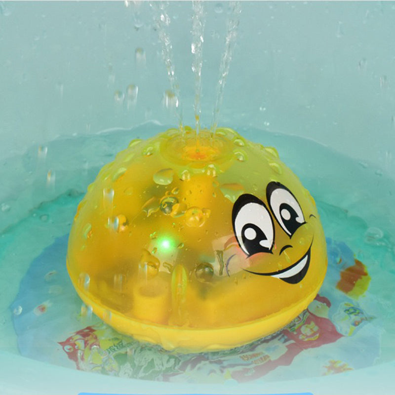 Sprinkler Bath Toys Ball with Light Music