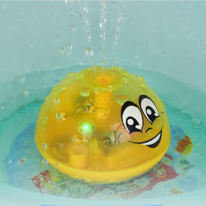 Sprinkler Bath Toys Ball with Light Music