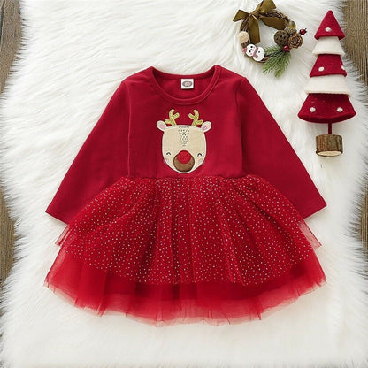 Baby Girl Xmas DeerClothes