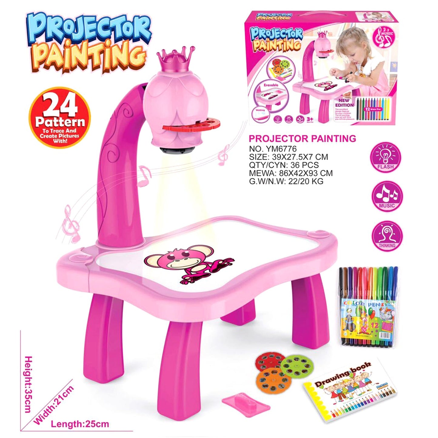 Projector Drawing Table