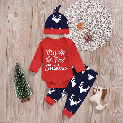 My first Christmas romper set