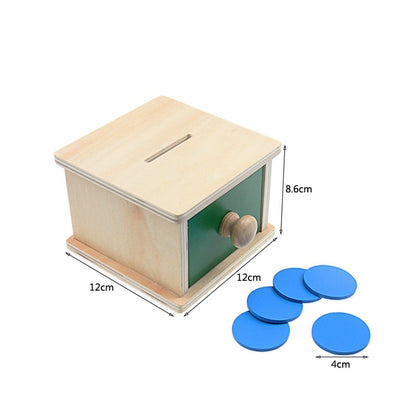 Wood Montessori Match Permanent Ball Box